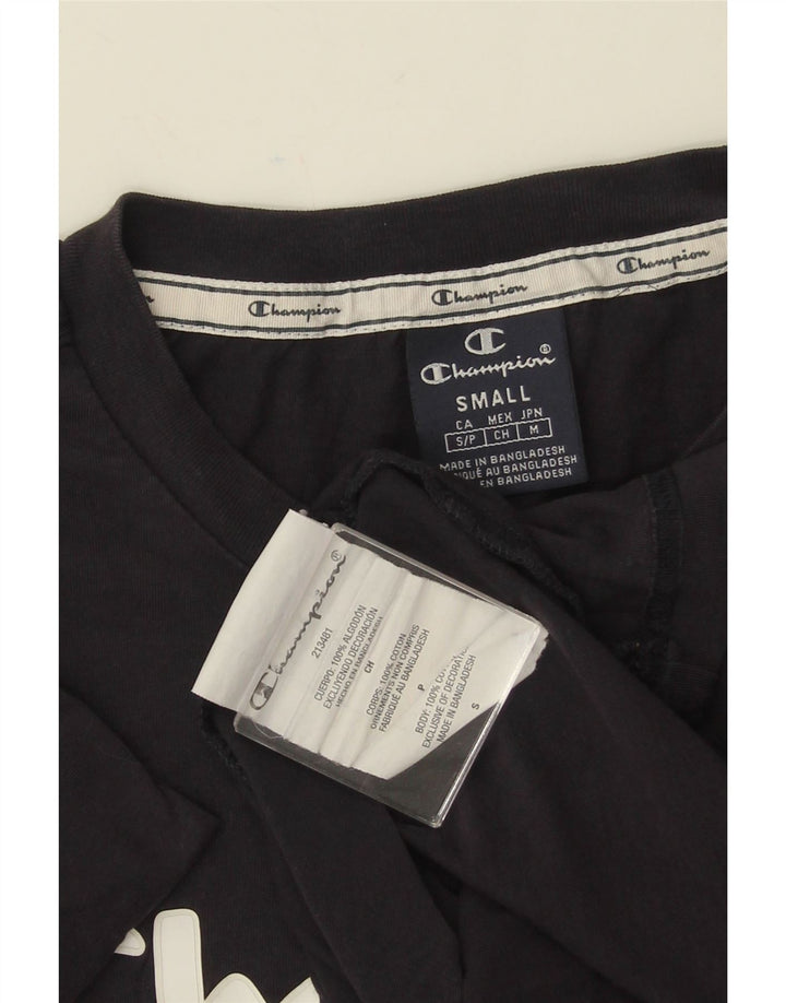 Tricou grafic pentru bărbați CHAMPION Top mic din bumbac bleumarin