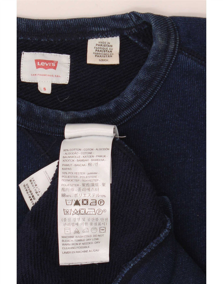 Pulover pentru bărbați Levi's Pulover mic din bumbac bleumarin