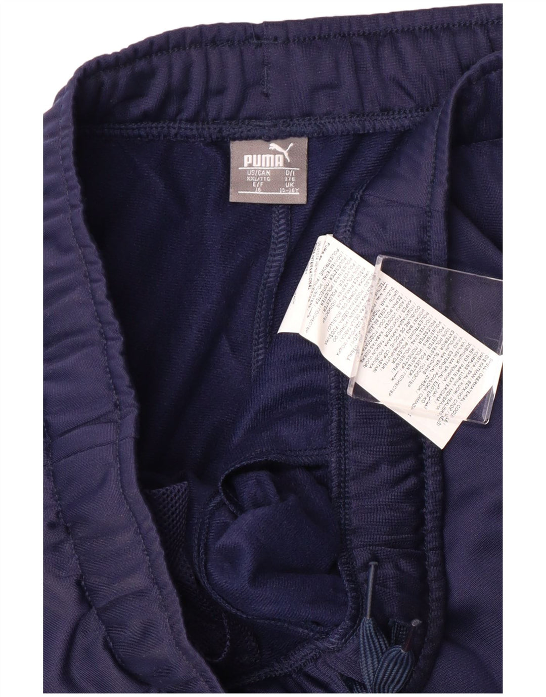 Pantaloni de trening Puma pentru băieți 15-16 ani poliester bleumarin