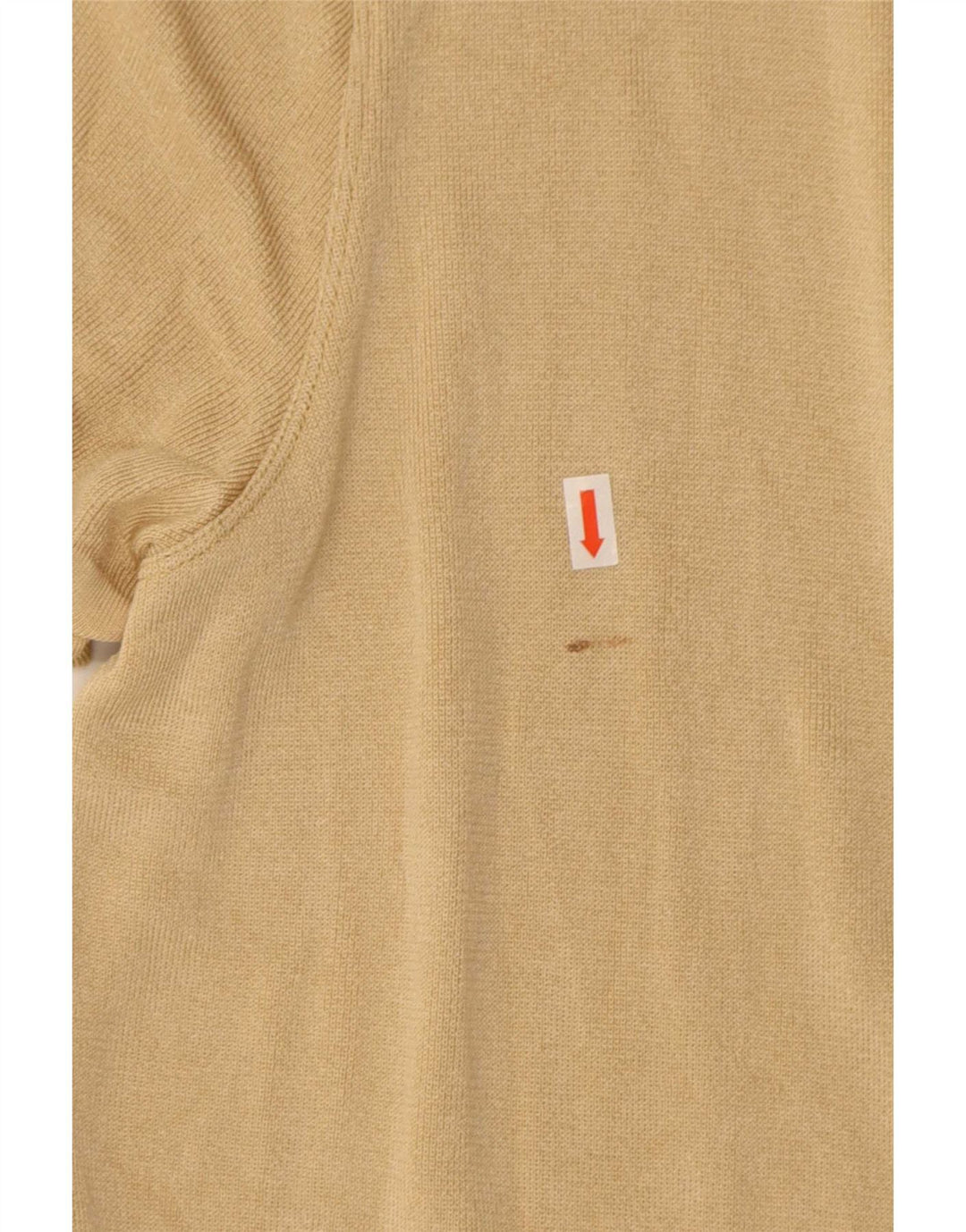 Max Mara Pulover cardigan deschis cu mânecă scurtă pentru femei UK 14 Bej mediu
