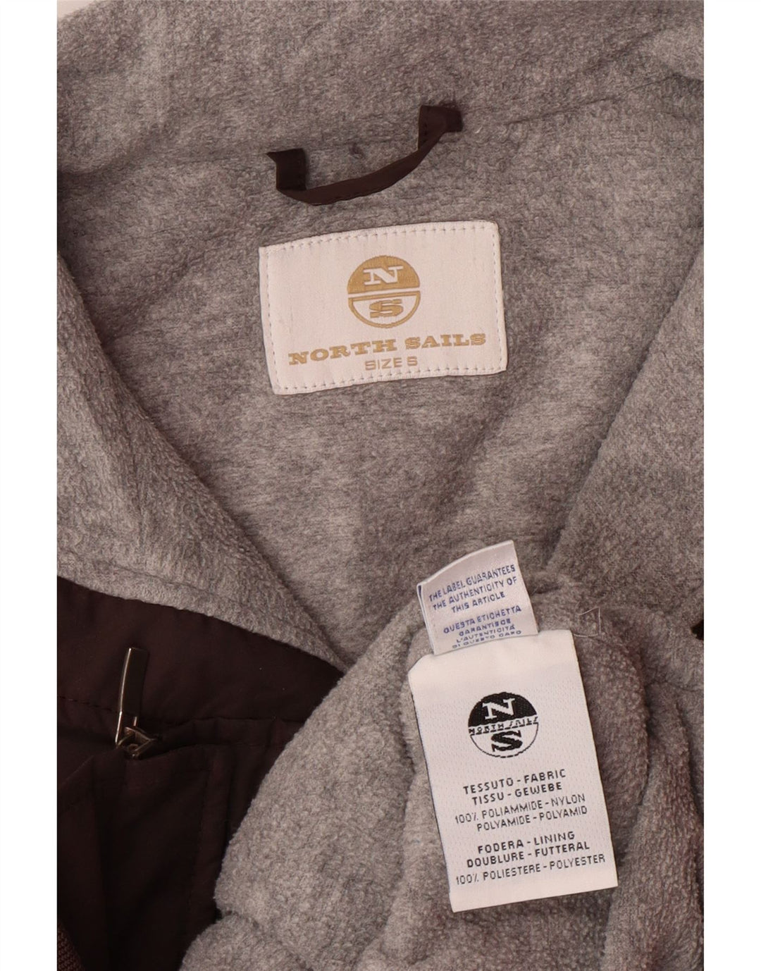 Bomber pentru bărbați NORTH SAILS UK 36 Small Brown Poliamidă