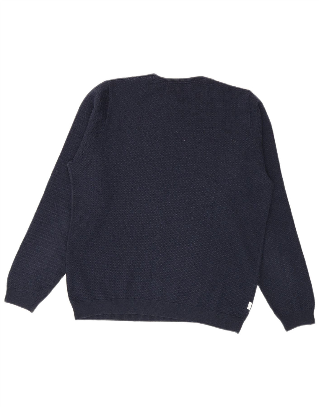 Pulover Fila pentru bărbați cu gât crew pulover mic din bumbac bleumarin