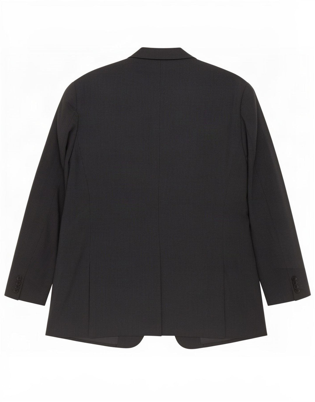 Giorgio Armani Jachetă pentru bărbați cu 2 nasturi IT 52 XL Negru Pinstripe