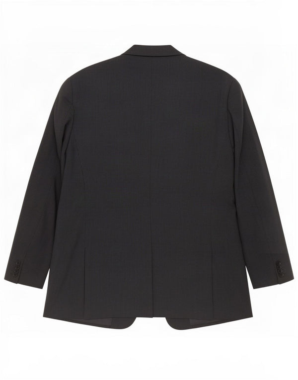 Giorgio Armani Jachetă pentru bărbați cu 2 nasturi IT 52 XL Negru Pinstripe