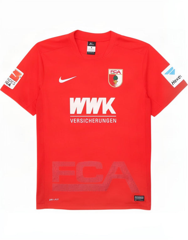 Tricou grafic Nike pentru bărbați FC Augsburg Top Medium Red Poliester