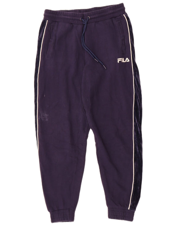 Pantaloni de trening Fila Femei Joggeri UK 12 Medium Bleumarin Bumbac