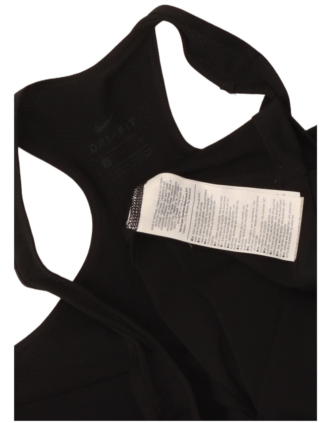 Vesta grafică pentru femei Nike UK 10 Poliester negru mic