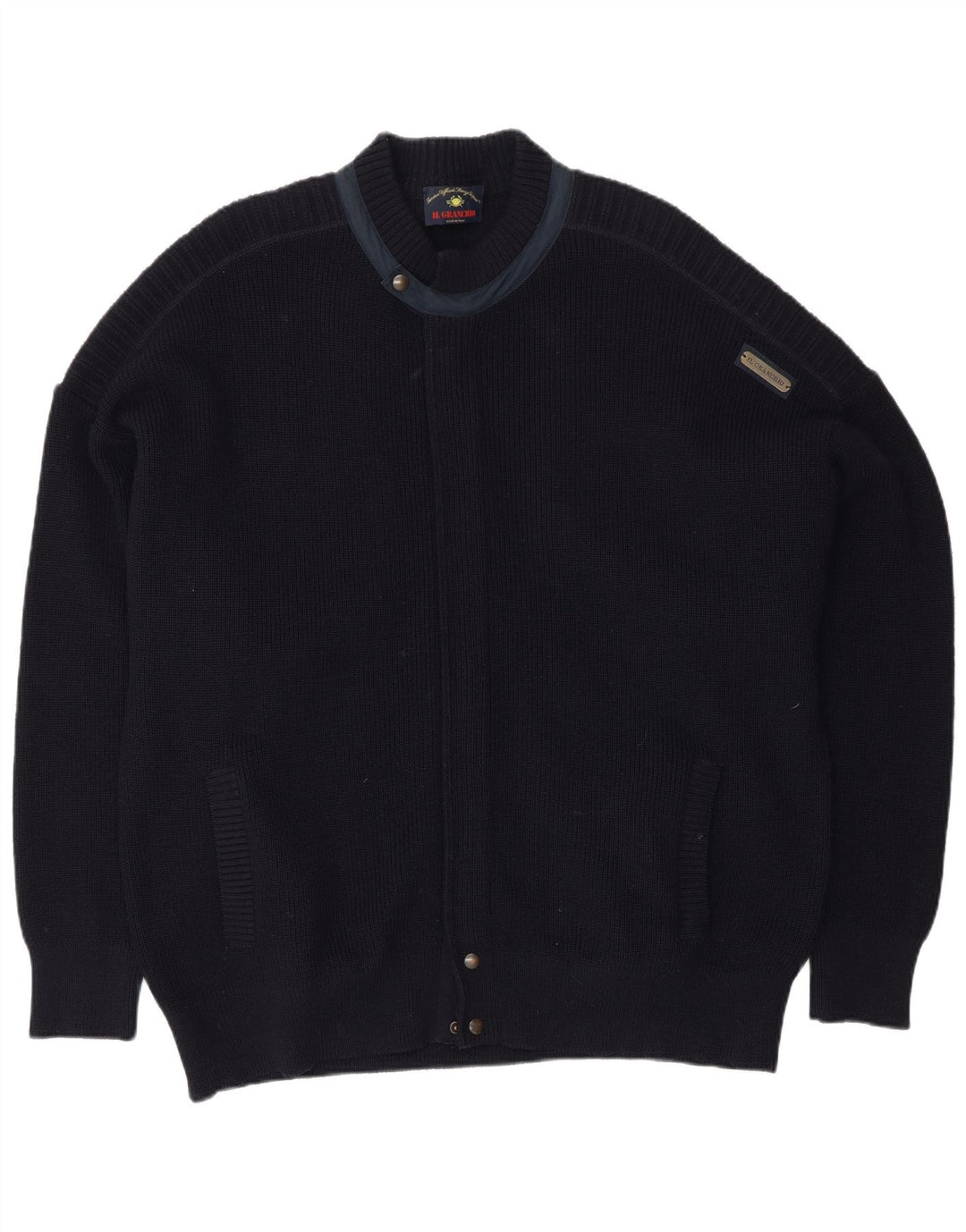 Pulover cardigan bărbați Il Granchio XL bleumarin