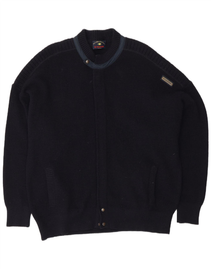 Pulover cardigan bărbați Il Granchio XL bleumarin