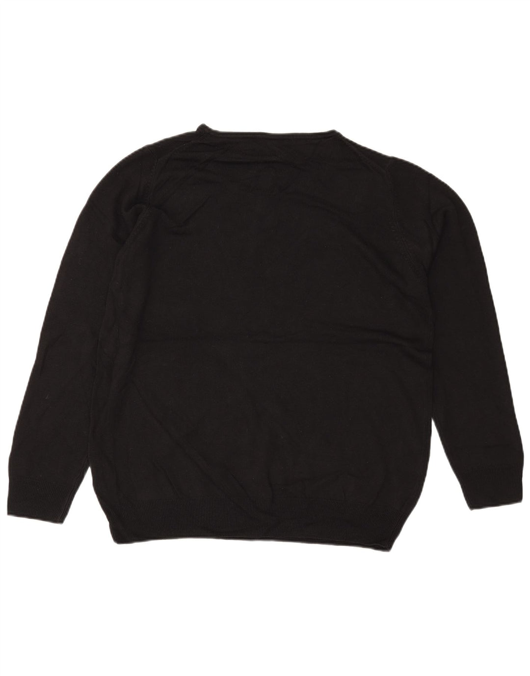 MARKS & SPENCER Pulover supradimensionat pentru femei cu gâtul turnat UK 18 XL Negru