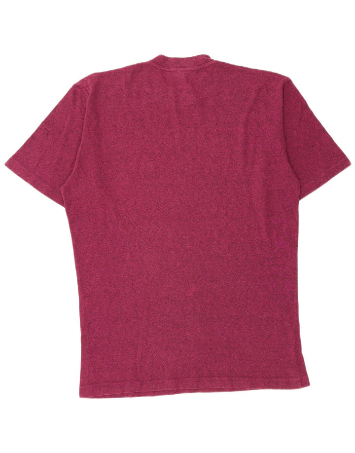 Tricou pentru bărbați Asics Top mare din bumbac cu pete burgundy