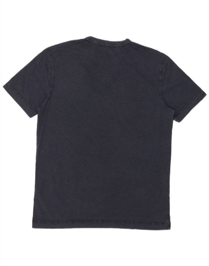 Tricou pentru bărbați Hugo Boss Top mediu din bumbac bleumarin