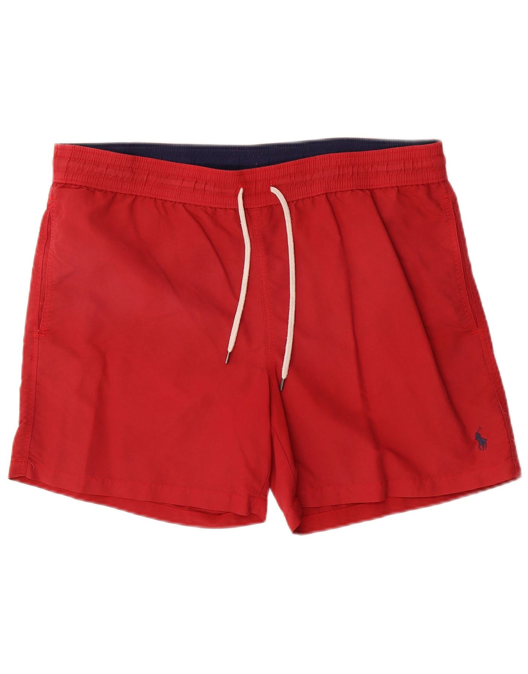 Pantaloni scurți de înot Polo Ralph Lauren pentru bărbați, nailon roșu mediu