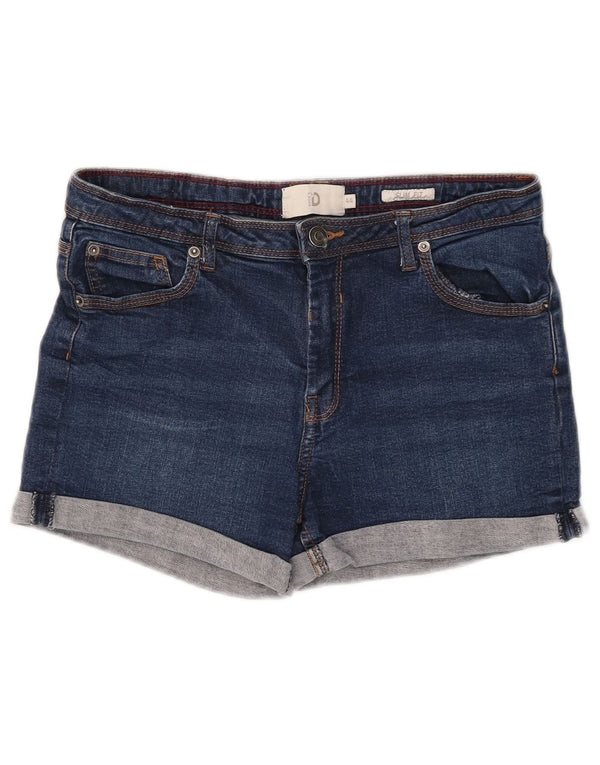 Pantaloni scurți Dack's Slim Fit din denim IT 44 Medium W28 Bumbac albastru