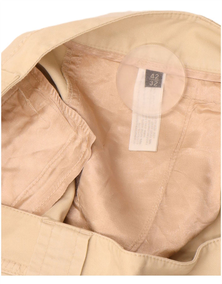 MASSIMO DUTTI Pantaloni chino drepți pentru femei EU 42 Large W32 L33 Bej
