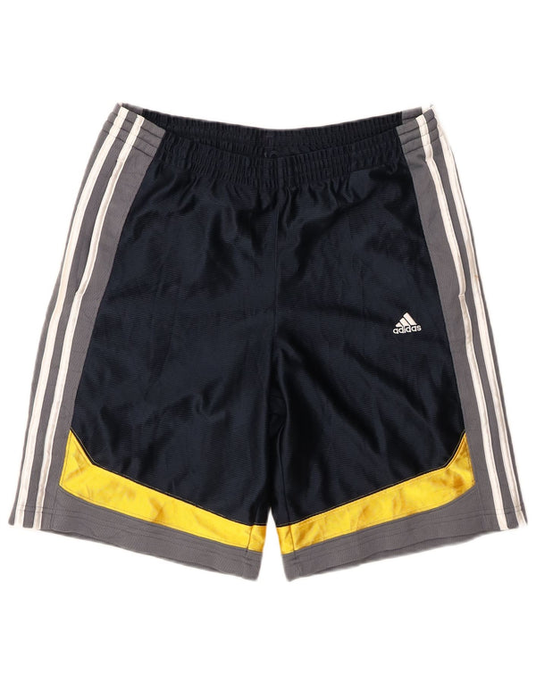 Pantaloni scurți sport pentru băieți Adidas 15-16 ani, albastru, poliester