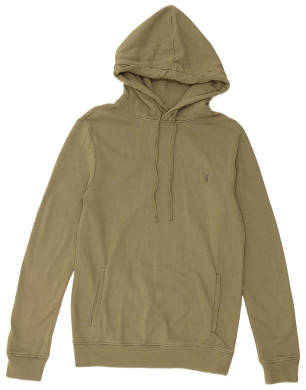 Pulover cu glugă pentru bărbați All Saints XS bumbac kaki