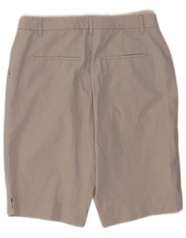 Pantaloni scurti chino pentru femei Marks & Spencer UK 12 Medium W30 Bumbac gri