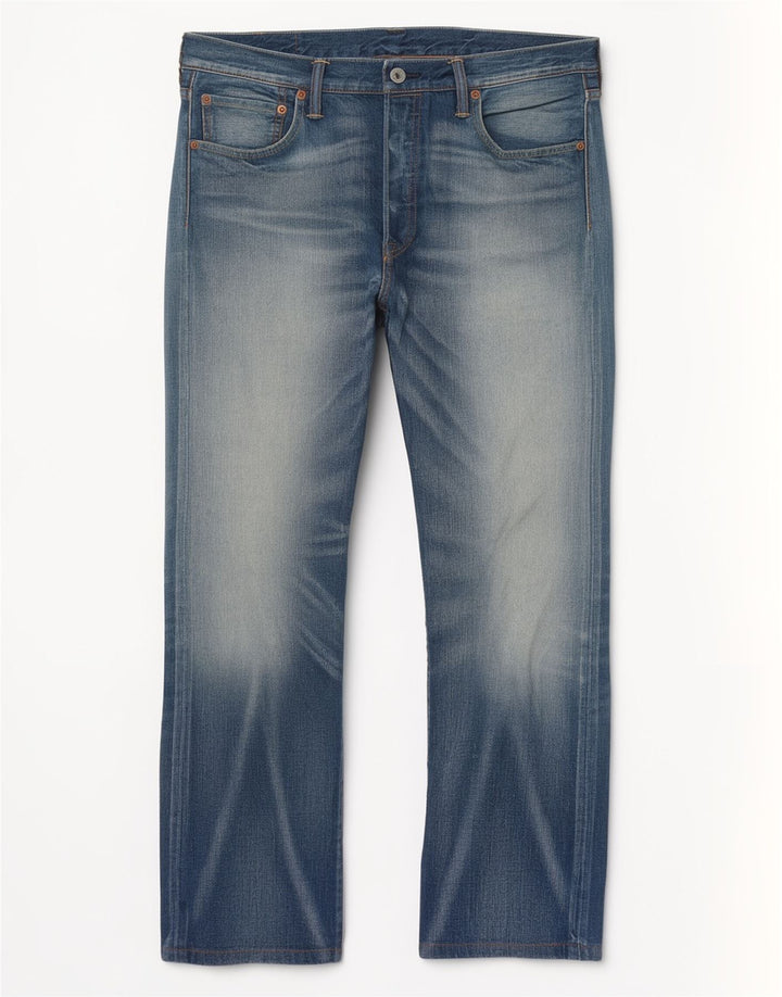 Blugi 501 drepti pentru bărbați Levi's W34 L28 Bumbac albastru