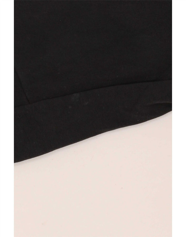 Pulover Nike pentru bărbați, cu fermoar, bumbac, negru