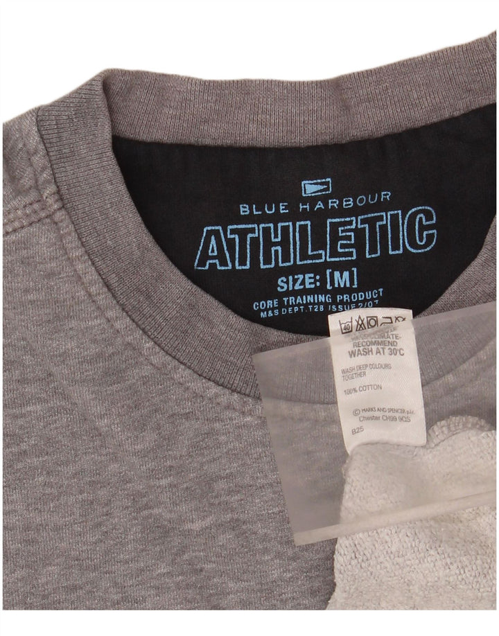MARKS & SPENCER Hanorac pentru bărbați Blue Harbour Jumper Medium Gri Pete