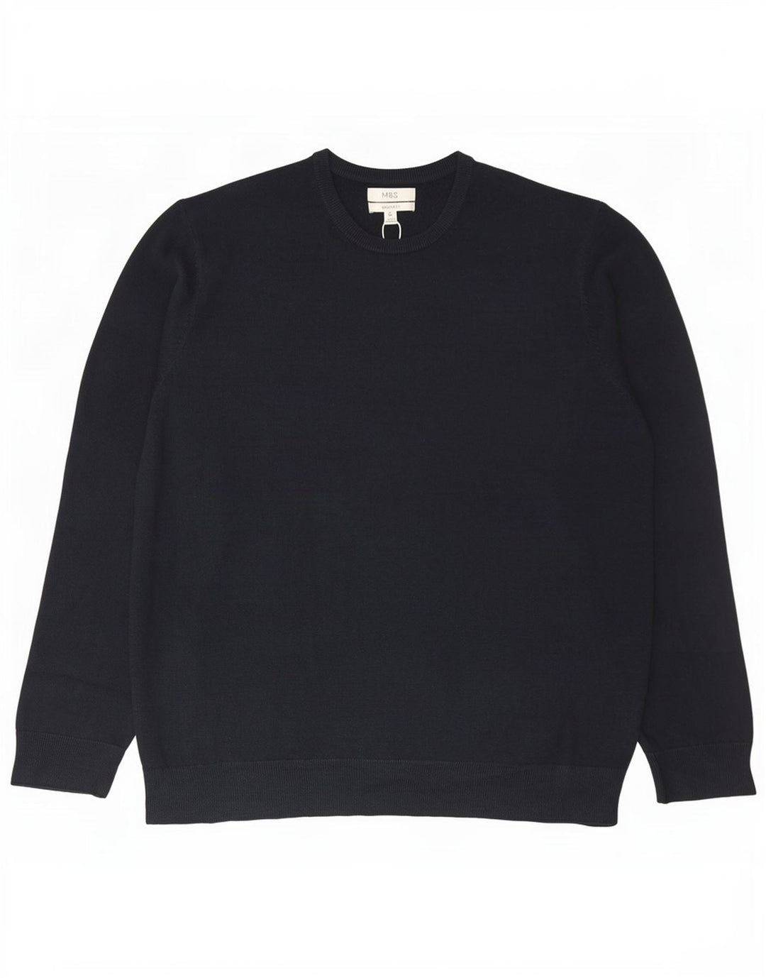 Pulover pentru bărbați Marks & Spencer, cu gât crew, 2XL, acrilic, albastru bleumarin