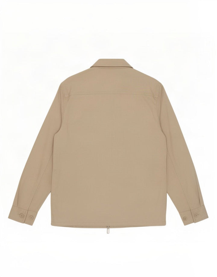 Bomber pentru bărbați Zara UK 36 Bumbac Bej mic