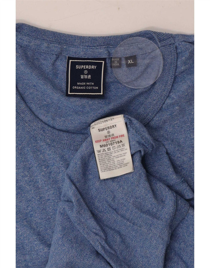 Vestă Superdry pentru bărbați, XL, bumbac cu pete albastre