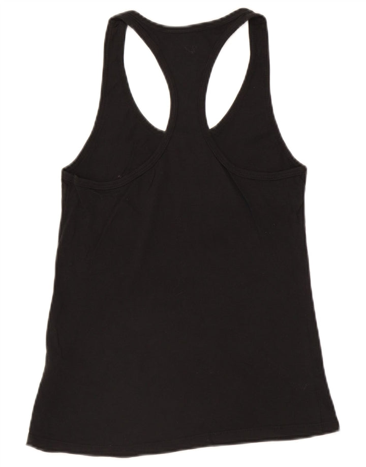 Vestă grafică cu croială atletică Nike pentru bărbați XS, bumbac negru