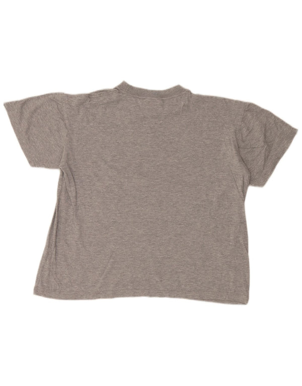 Tricou grafic Kappa pentru femei Top UK 14 Medium Gri Bumbac
