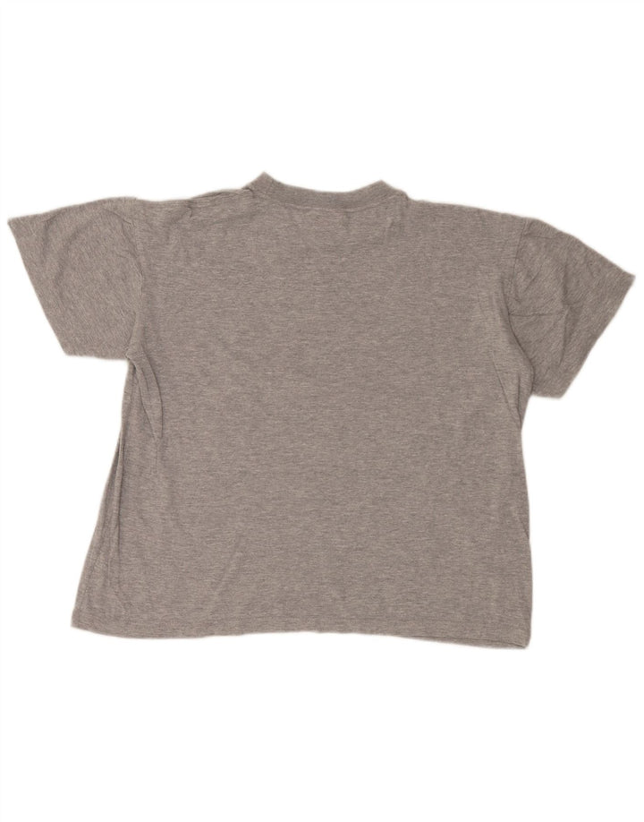 Tricou grafic Kappa pentru femei Top UK 14 Medium Gri Bumbac