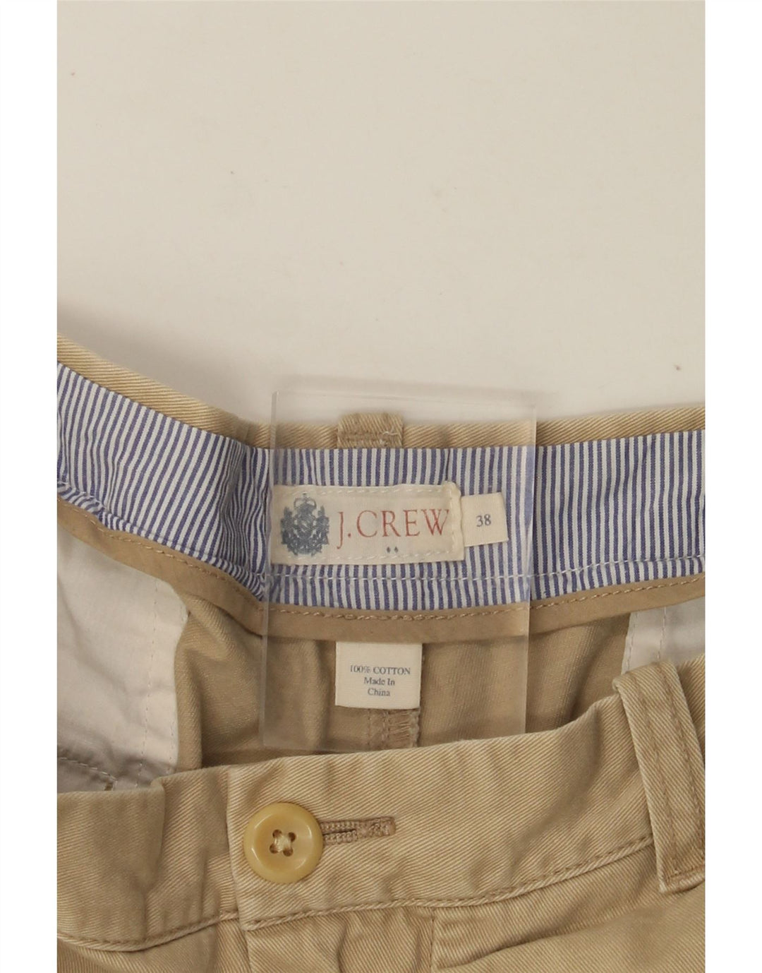 Pantaloni scurți chino pentru bărbați J. CREW W38 XL bumbac bej