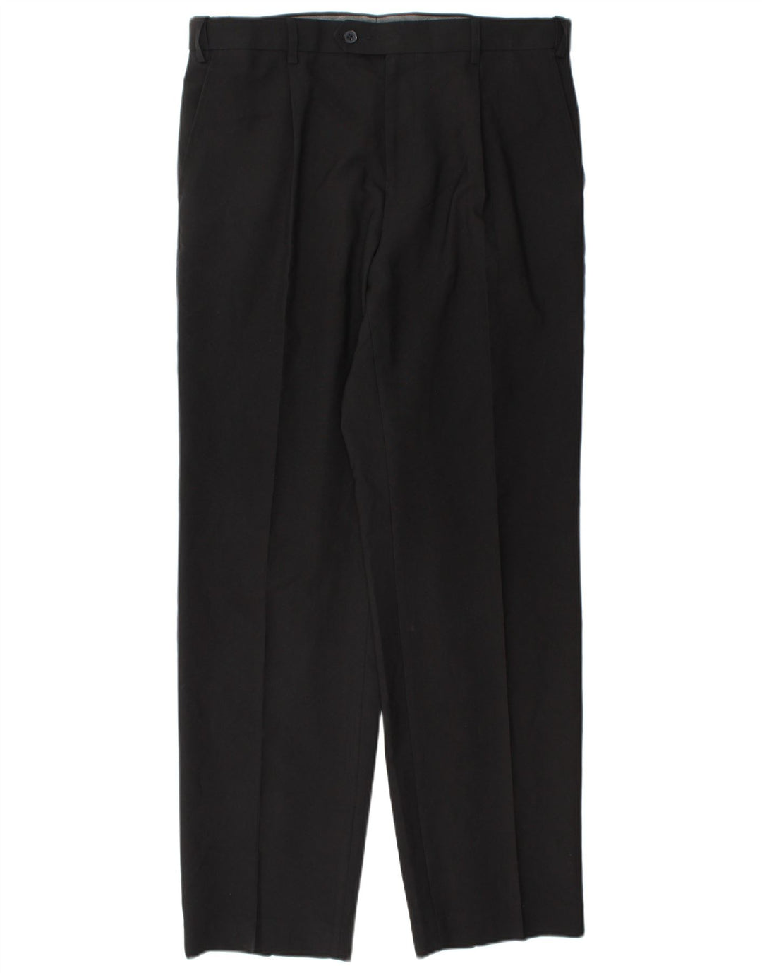 Pantaloni de costum pentru bărbați Marks & Spencer L36 L33 Poliester negru