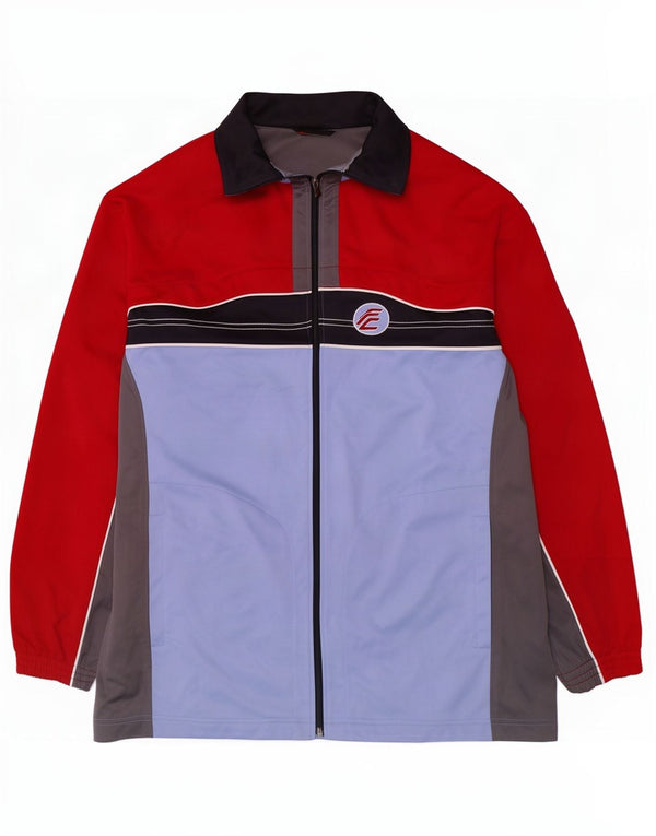 Jachetă de trening pentru bărbați Campagnolo, XL, poliester color bloc, roșu