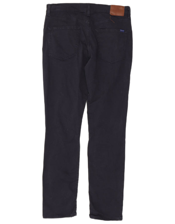 Pantaloni casual subțiri pentru bărbați Gant L34 L32 Bumbac bleumarin