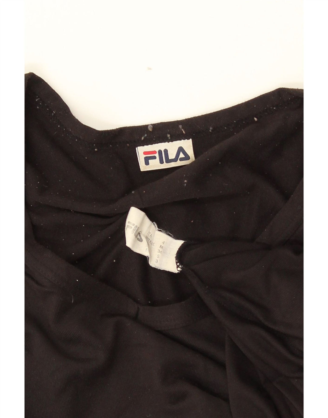 Tricou Bărbați Fila Top Mediu Negru