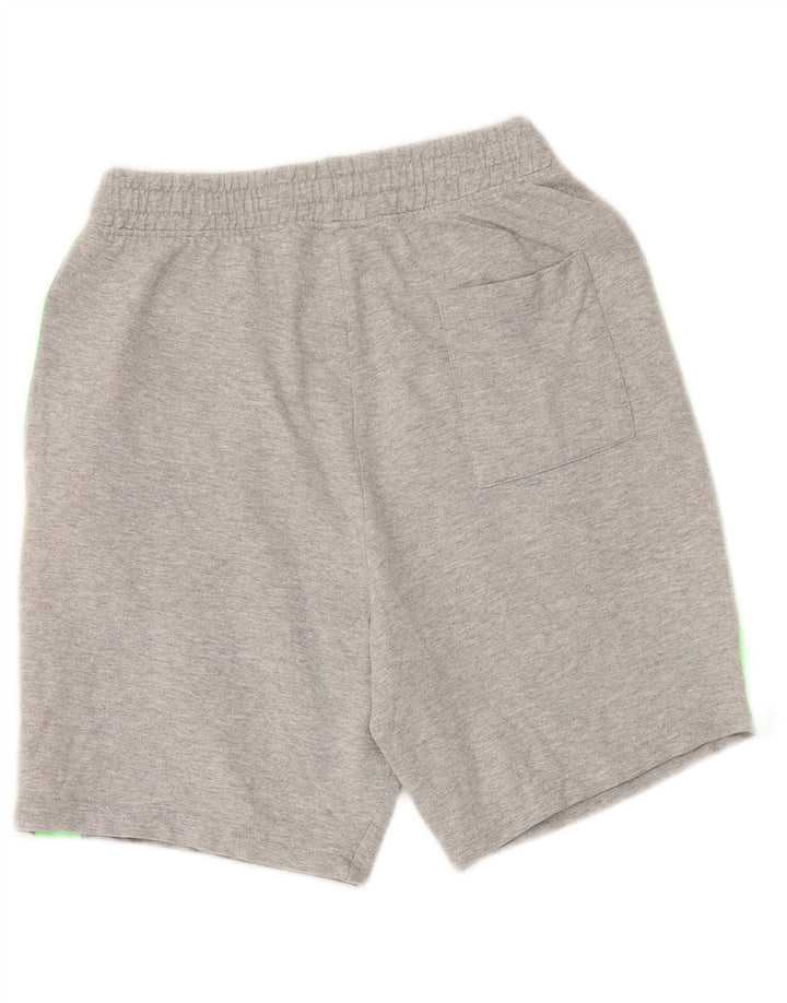 BENETTON Pantaloni scurți sport pentru băieți 11-12 ani 2XL, gri, bumbac color bloc