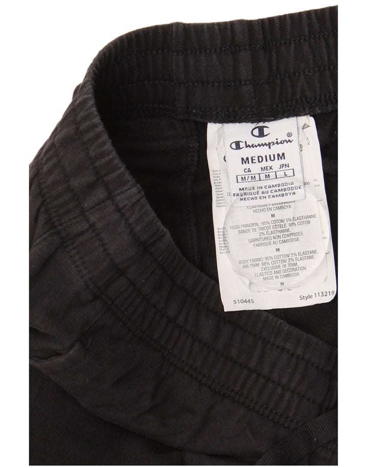 Pantaloni de trening grafic pentru femei CHAMPION Pantaloni de jogging UK 14 Medium Black