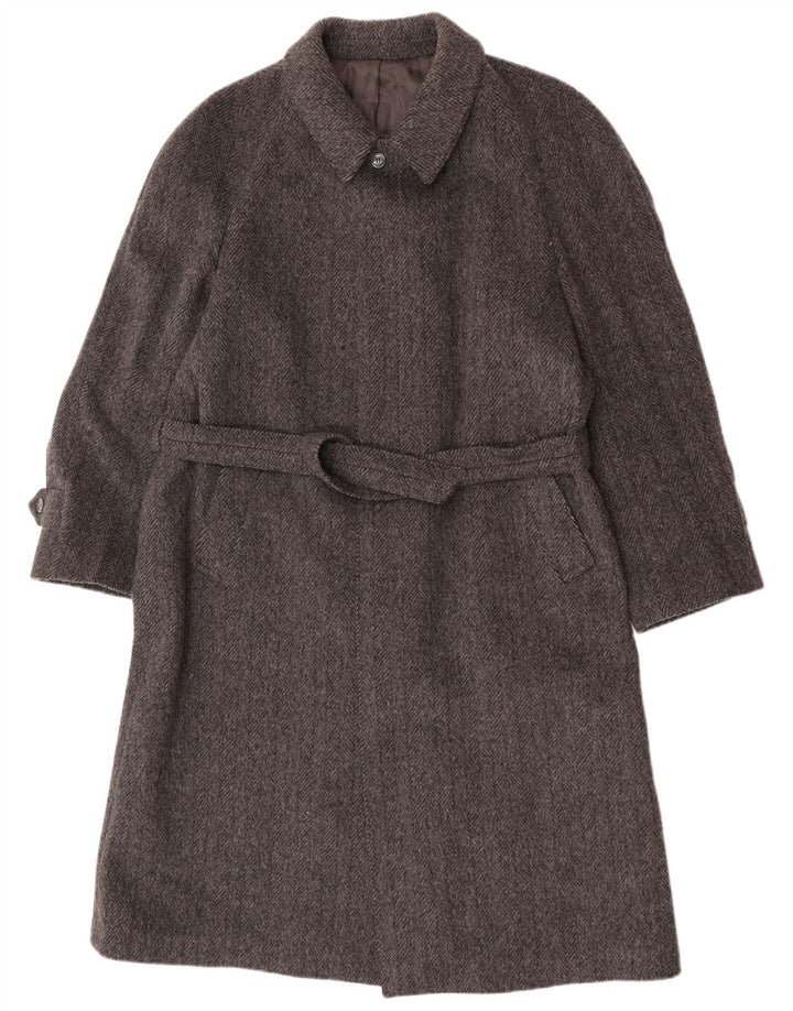 Pardesiu vintage pentru bărbați EU 54 2XL Gri Herringbone