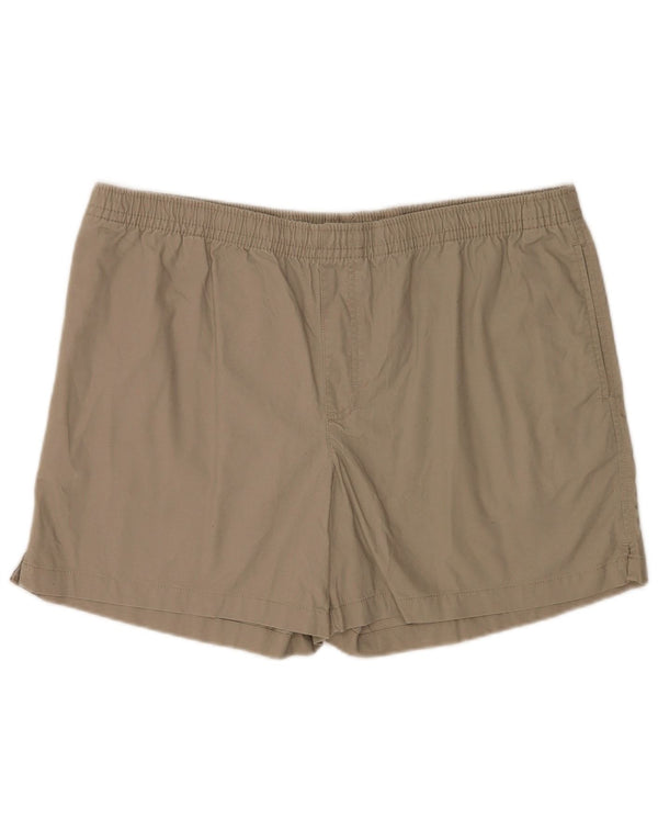 Marks & Spencer Mens Blue Harbour Chino Shorts W42 2XL Beige Cotton