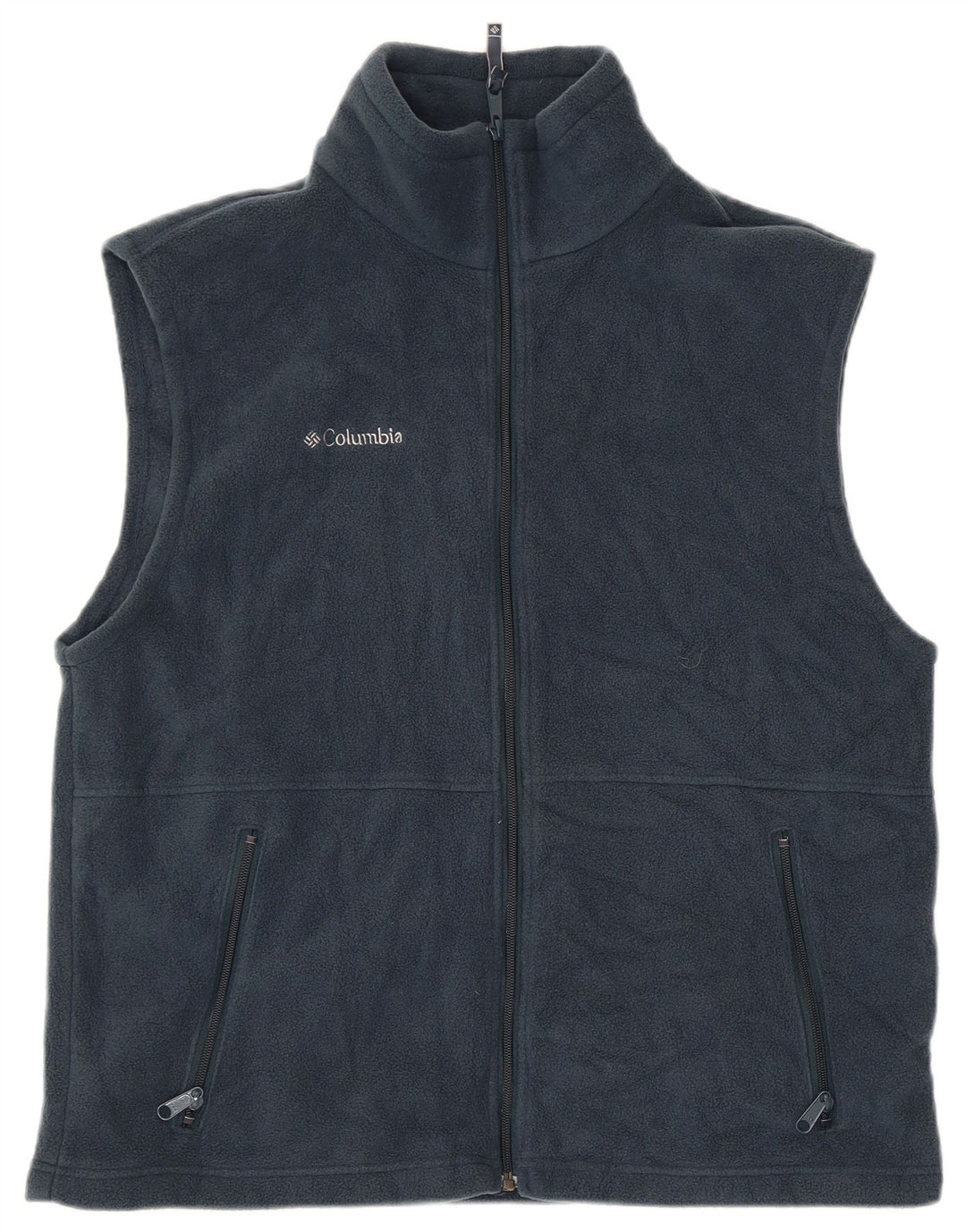 Gilet Columbia pentru bărbați din fleece UK 40, mare, albastru, poliester