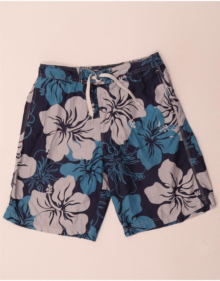 Marks & Spencer Pantaloni scurți de baie pentru bărbați Blue Harbour, medii, albastru, floral