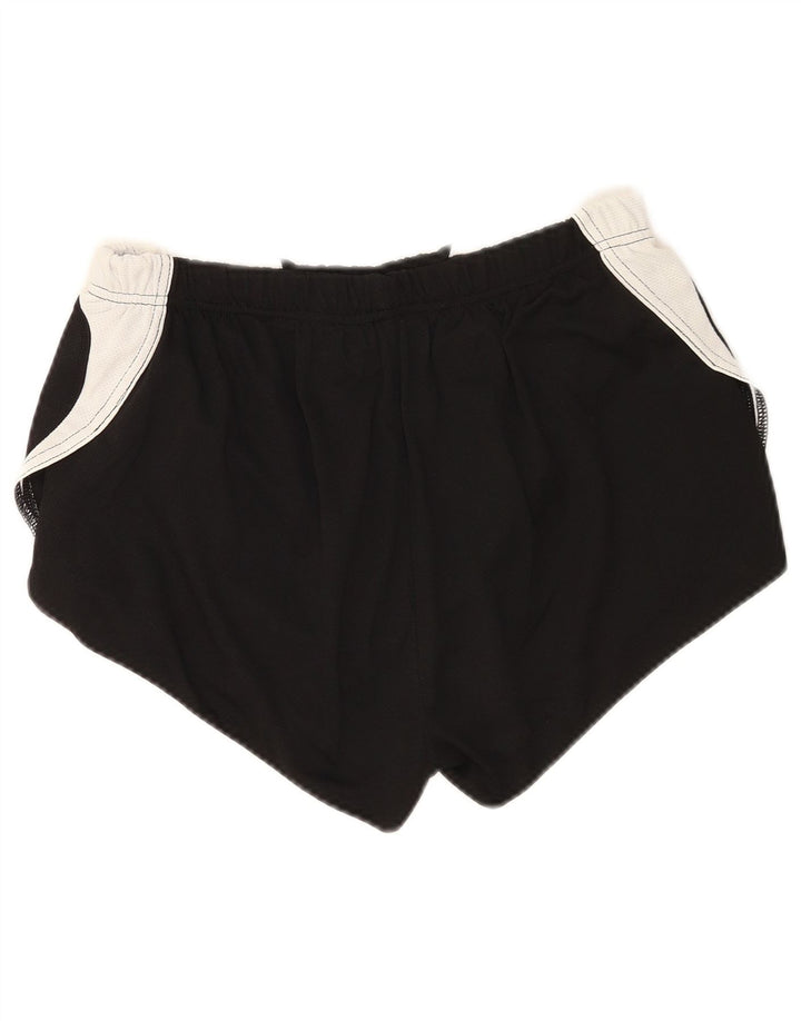 Pantaloni scurti sport Asics pentru femei UK 12 Medium Black Colorblock Poliester