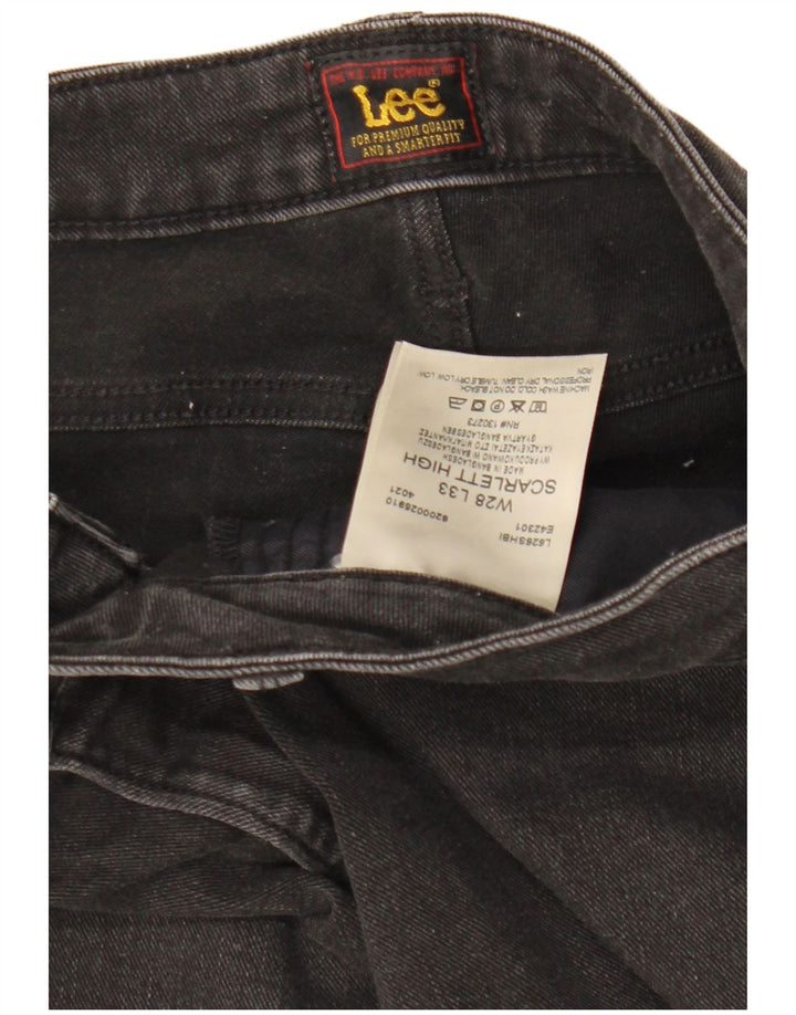 Blugi LEE pentru femei Scarlett High Skinny W28 L33, bumbac negru