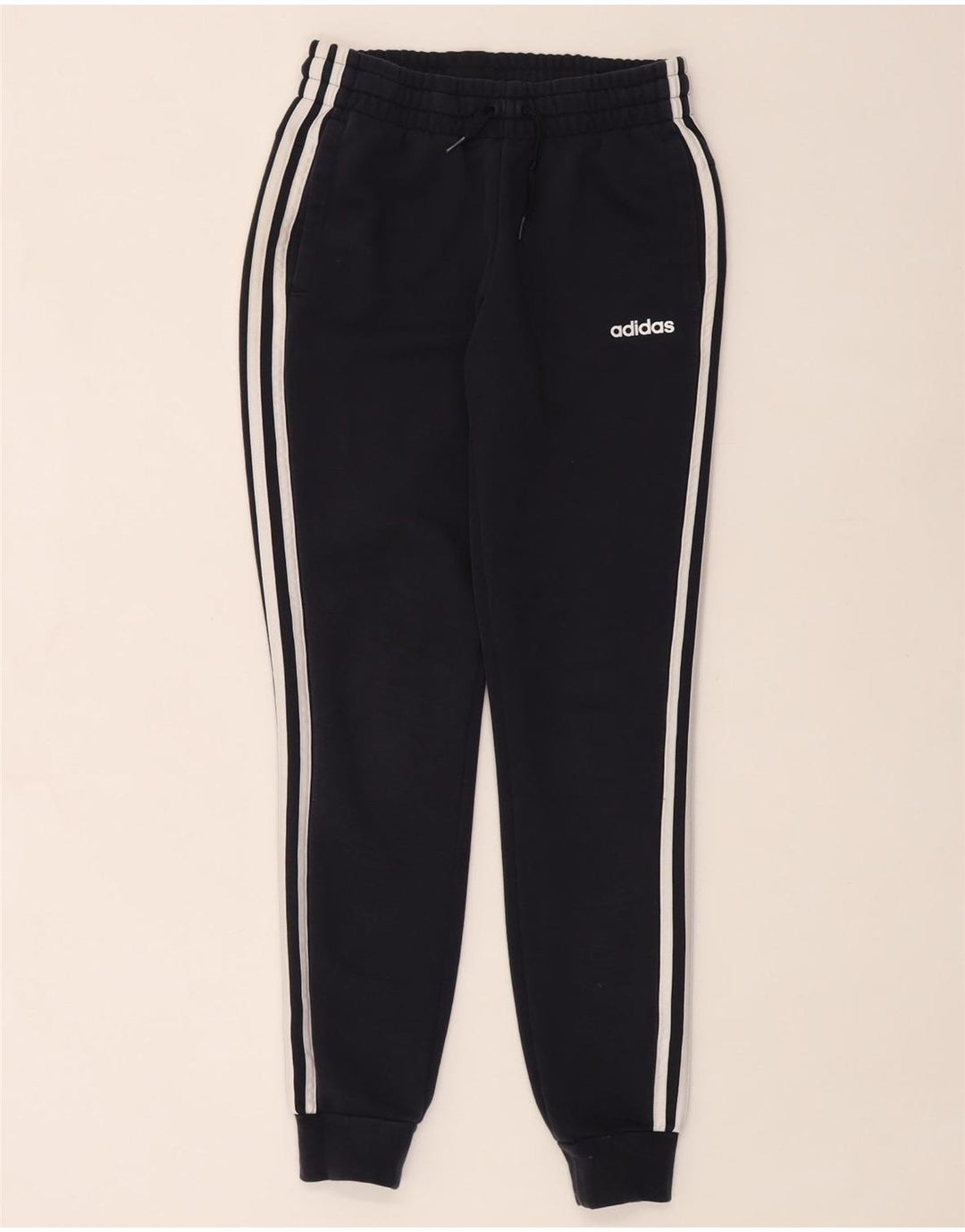 Pantaloni de trening Adidas pentru femei Joggeri UK 12 Medium Bleumarin
