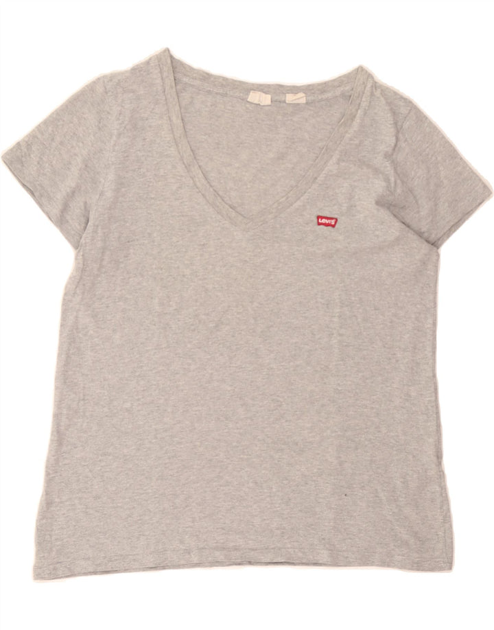 LEVI'S Mens T-Shirt Top Medium Grey Cotton Vintage Levi's and Second-Hand Levi's from Messina Hembry 