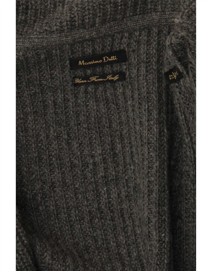 Pulover cardigan pentru bărbați Massimo Dutti XL gri