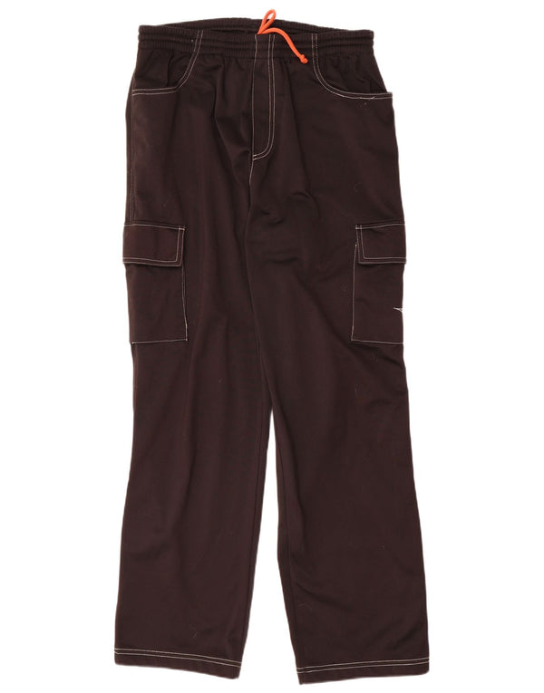 Pantaloni de trening cargo Diadora pentru bărbați UK 40 Poliester mediu negru