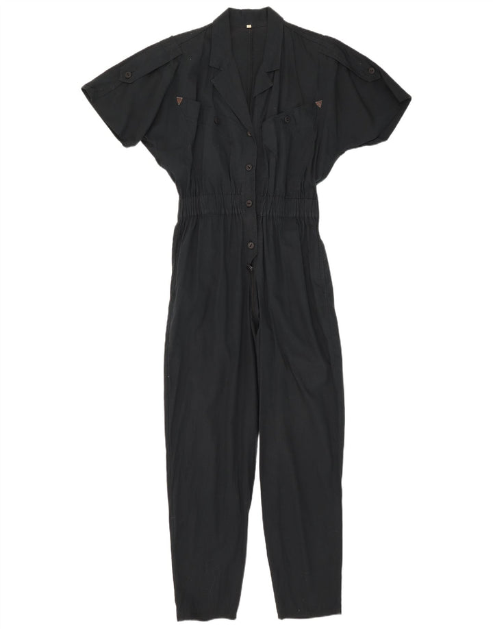 Salopetă Vintage pentru Damă IT 42 Medium Bleumarin Bumbac