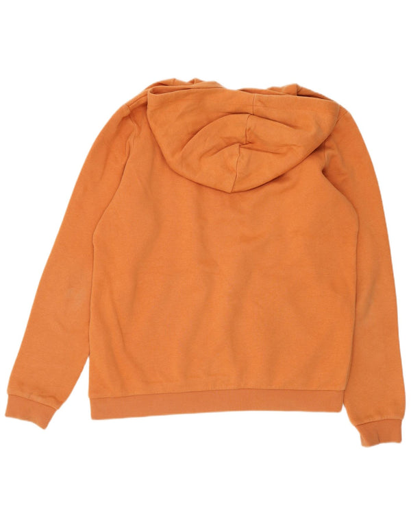 Pulover cu glugă cu grafic Jack & Jones pentru băieți 13-14 ani bumbac portocaliu